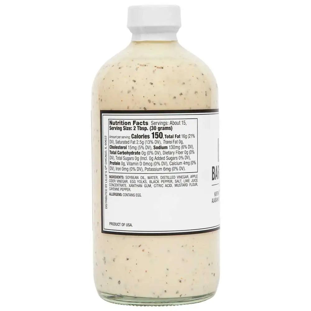 Lillie's Q Ivory Barbecue Sauce, 17oz Condiments & Sauces 12041976