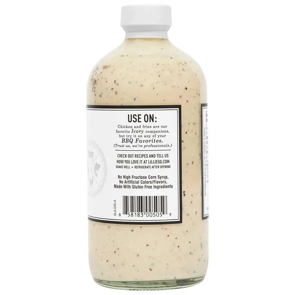 Lillie's Q Ivory Barbecue Sauce, 17oz Condiments & Sauces 12041976