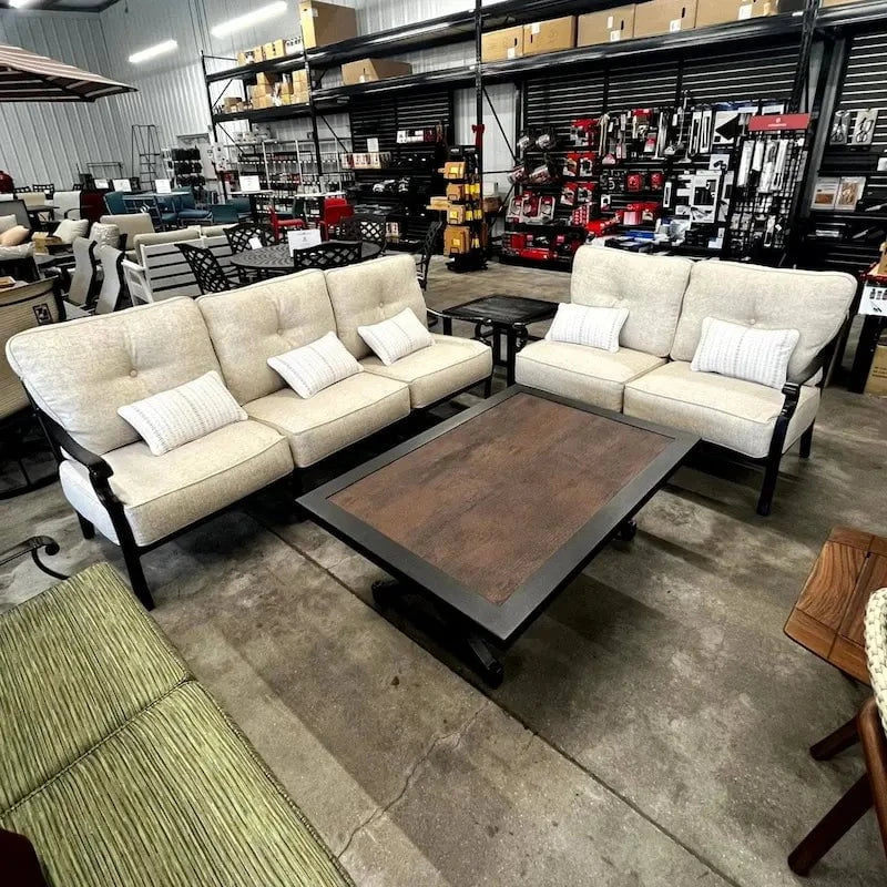 Local Special, Castelle Lounge Set, Antique Dark Rum Finish CD2023