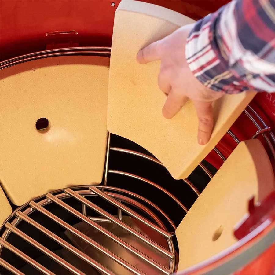 Local Special, Floor Model Kamado Joe Kettle Joe Charcoal Grill with Cart Outdoor Grills