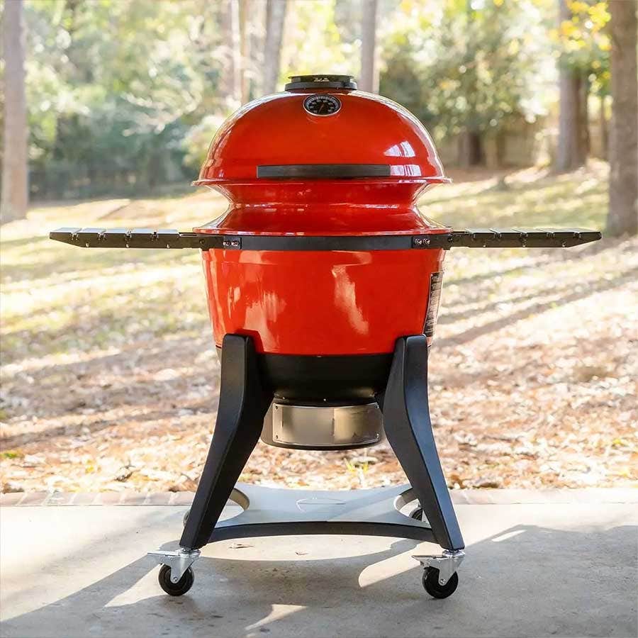Local Special, Floor Model Kamado Joe Kettle Joe Charcoal Grill with Cart Outdoor Grills