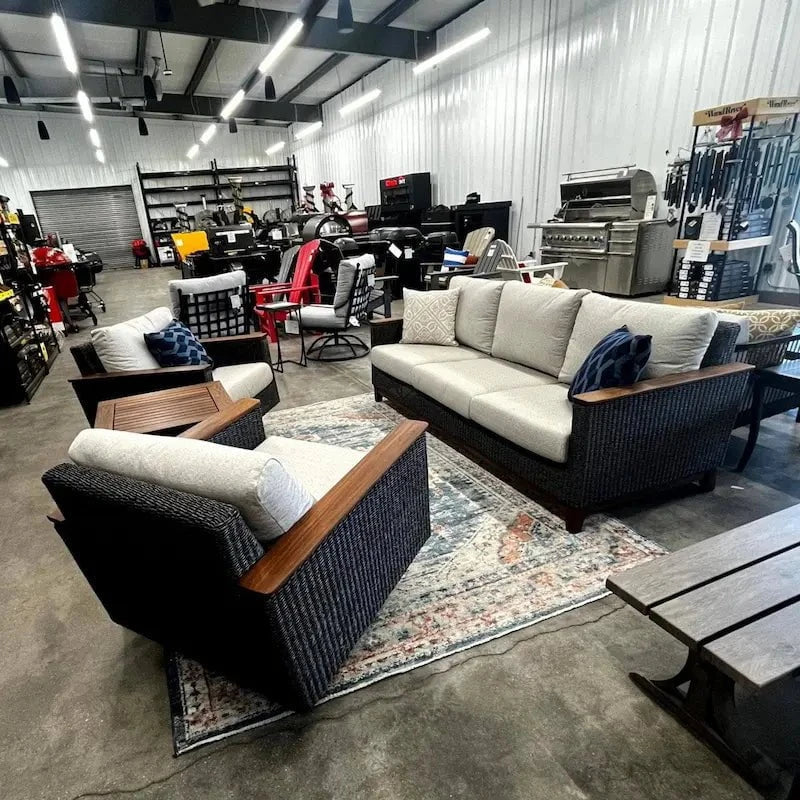 Local Special, Jensen Coral Lounge Set, Gray Weave CD2029