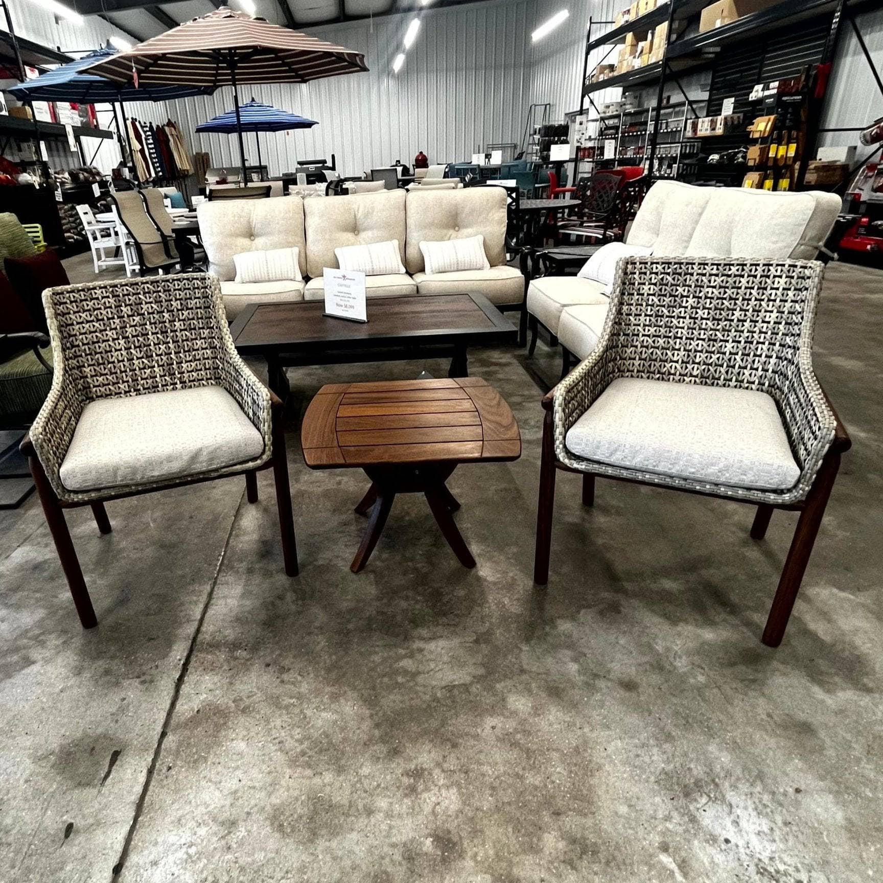 Local Special, Jensen Forte Small Lounge Set w/ Side Table, Seats 2 CD2026