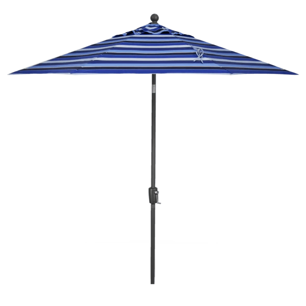 Local Special, Treasure Garden 9' Auto Tilt Umbrella with Anthracite Frame and Milano Cobalt Fabric Outdoor Umbrellas & Sunshade 12026527