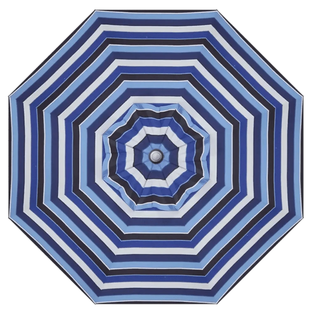 Local Special, Treasure Garden 9' Auto Tilt Umbrella with Anthracite Frame and Milano Cobalt Fabric Outdoor Umbrellas & Sunshade 12026527