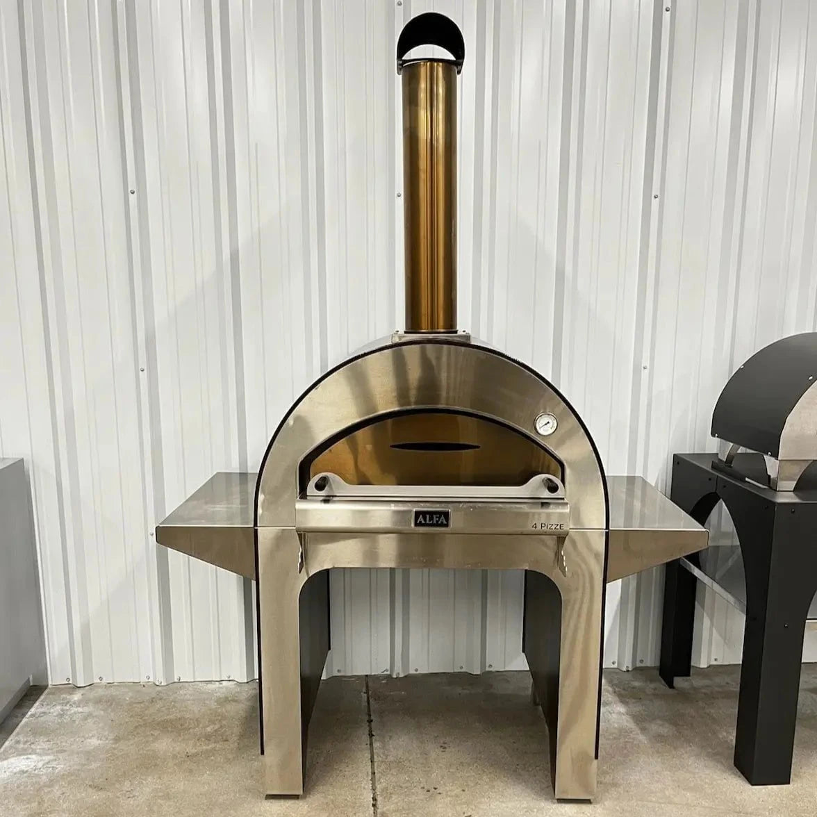 Local Special, Used Alfa 4 Pizze Wood Fired Outdoor Pizza Oven, Demo Unit Pizza Makers & Ovens