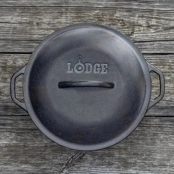 Lodge 5-Quart Cast Iron Dutch Oven, L8DOL3 Dutch Ovens 12010921