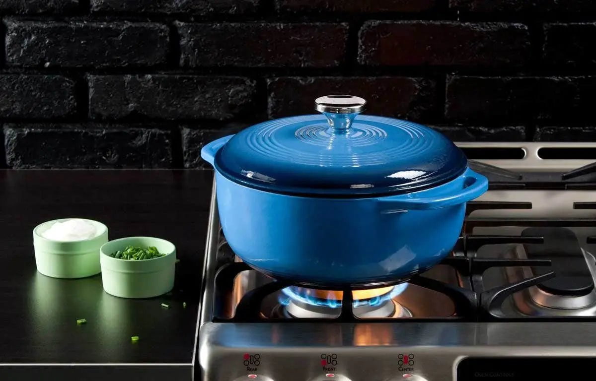Lodge 6-Quart Enameled Cast Iron Dutch Oven Dutch Ovens