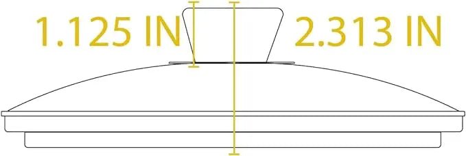 Lodge 8 inch Glass Lid Pot & Pan Lids 12040317