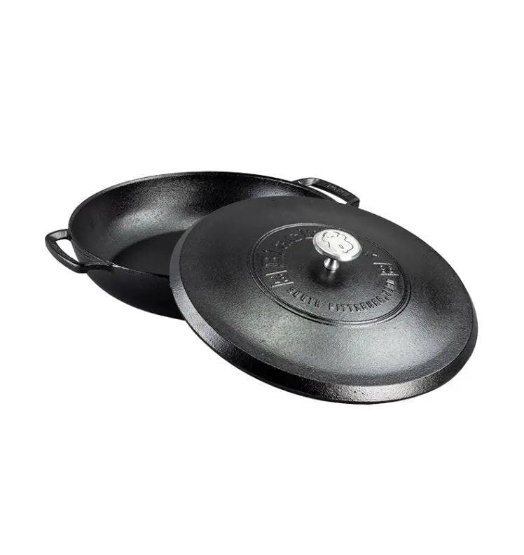 Lodge Blacklock Triple Seasoned 4 Quart Braiser with Lid Pot & Pan Lids 12040149