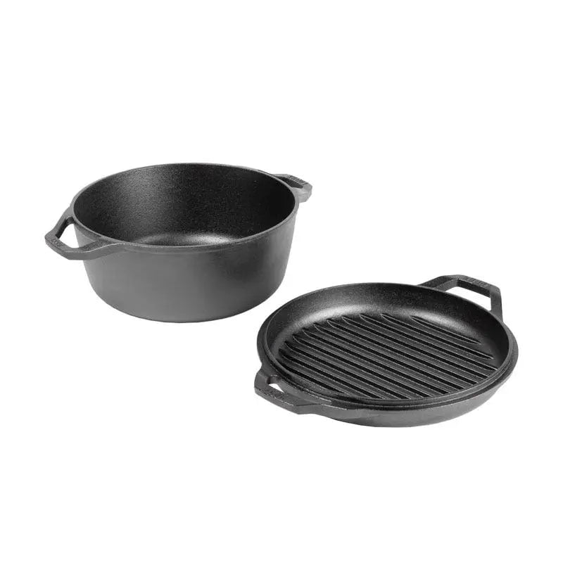 Lodge Chef Collection 6QT Double Dutch Oven