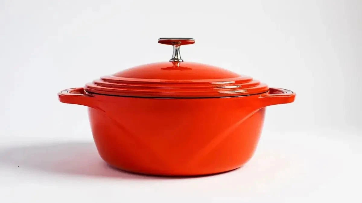 Lodge USA Enamel Dutch Oven, 6 Quart Dutch Ovens Cherry On Top Red 12043453