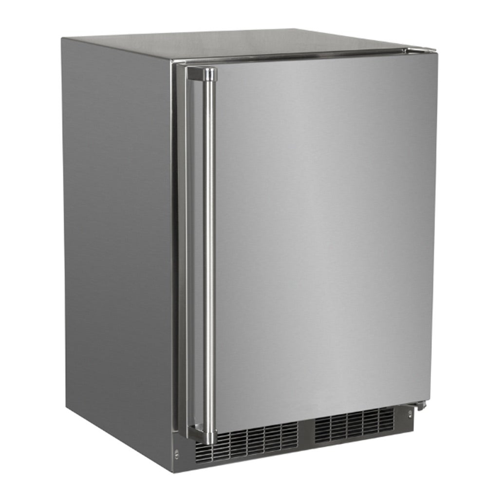 Marvel 24 inch Outdoor Built-In All Refrigerator, Solid Stainless Reversible Door with Lock Refrigerators 12035340