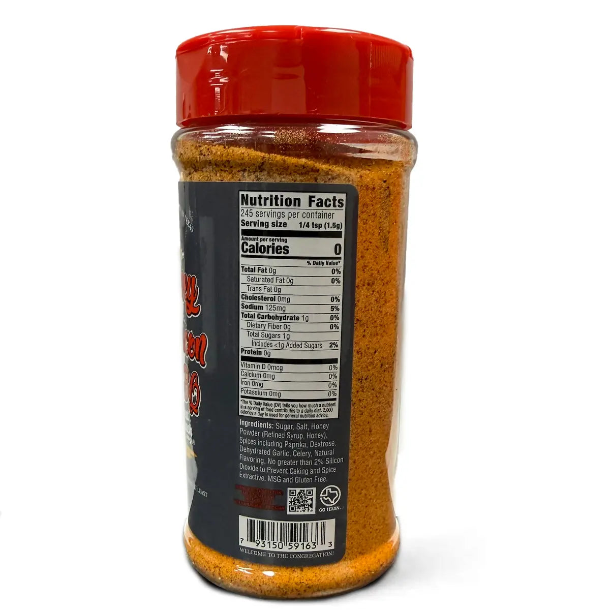 Meat Church BBQ Honey Bacon BBQ Rub Seasonings & Spices 12032591