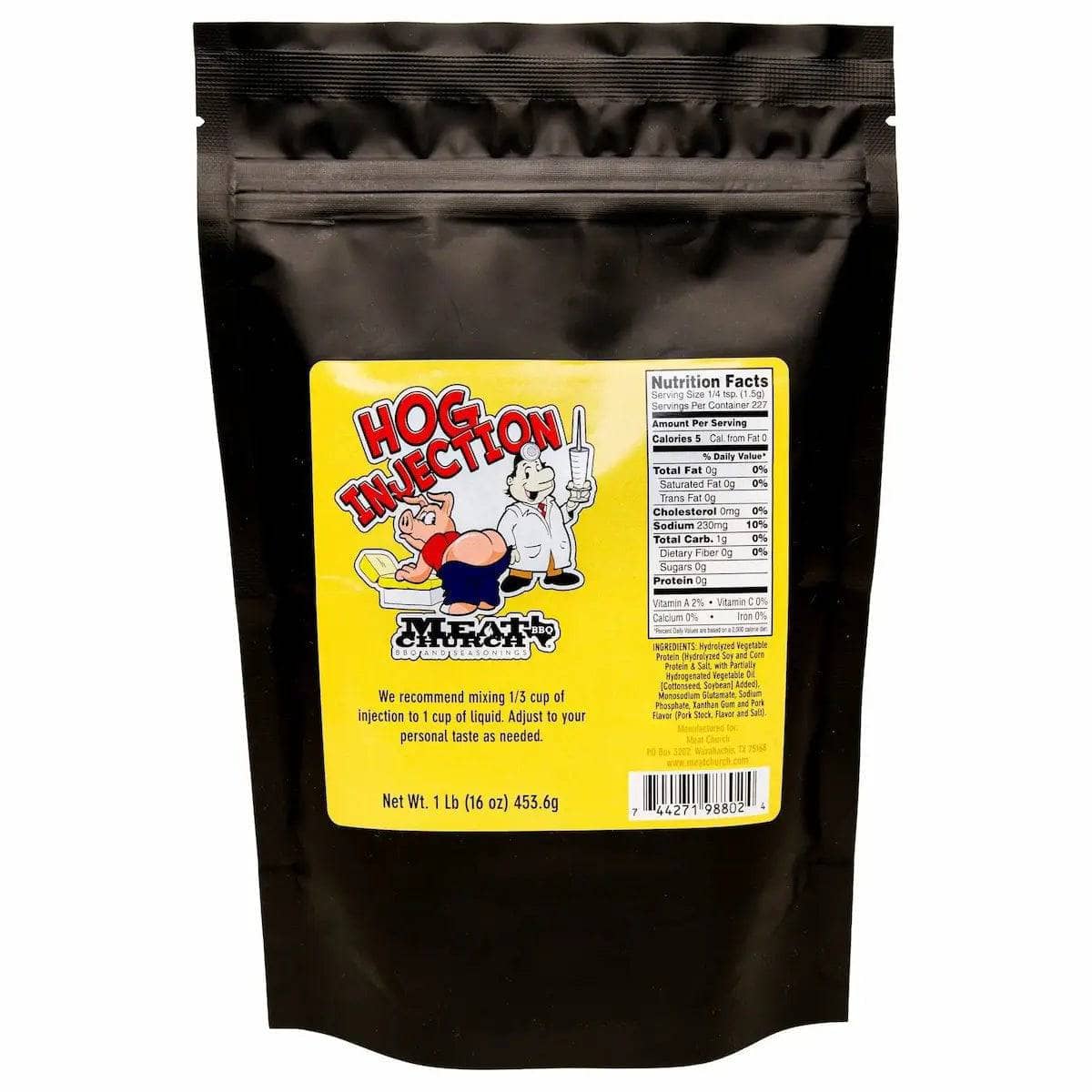 Meat Church BBQ Seasonings Seasonings & Spices Hog Injection 12043625