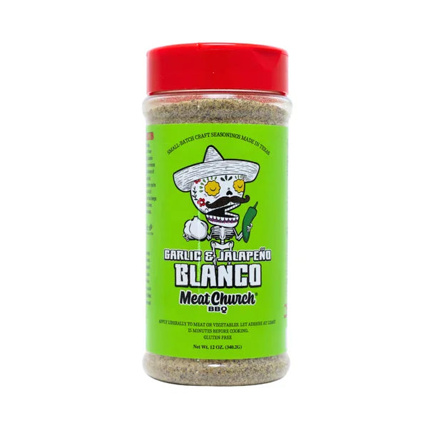 Meat Church Garlic & Jalapeno Blanco Rub, 12oz Seasonings & Spices 12049761