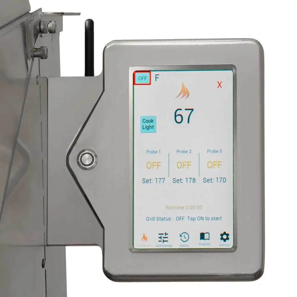 Memphis Wood Fire Grills Memphis Pro Built-In Pellet Grill, 304 Stainless Steel Outdoor Grills 12029383