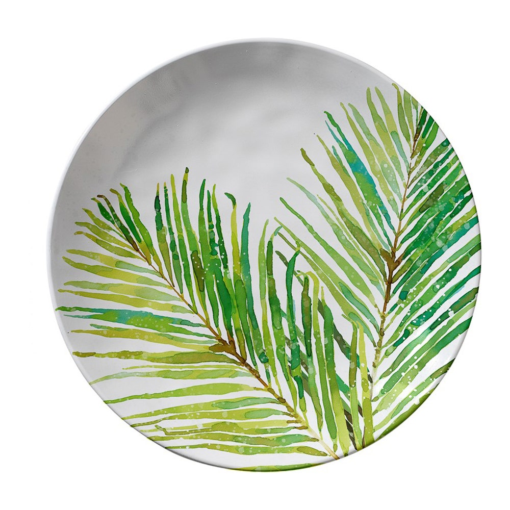 Merritt Date Palm Leaf Melamine 11" Dinner Plate 11" Dinner Plate 12031316