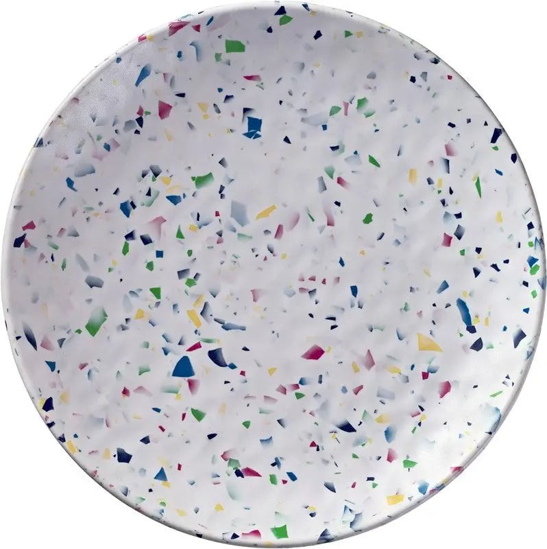 Merritt Rainbow Terrazzo Melamine Dinnerware Collection Dinnerware Dinner Plate 12045093