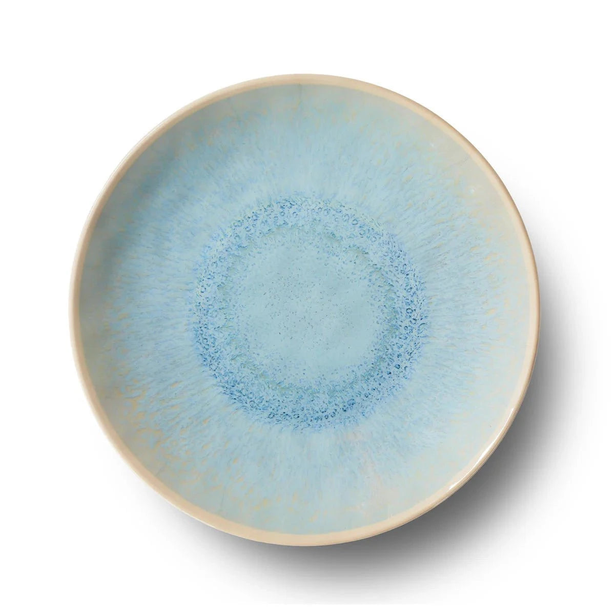 Merritt Reactive Glaze Blue Tableware Collection Tableware Dinner Plate 12047653