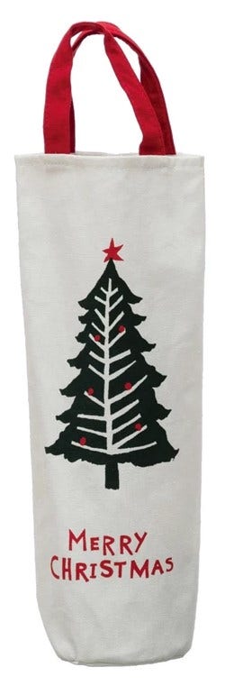 Merry Christmas Tree Fabric Wine Bag Merry Christmas 12039940
