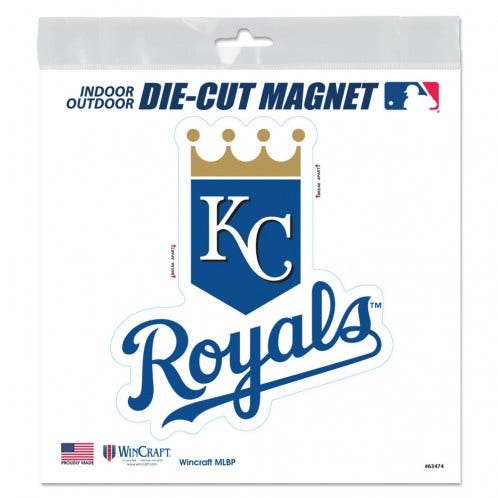 MLB Teams Die-Cut Magnets Refrigerator Magnets Kansas City Royals 12033288