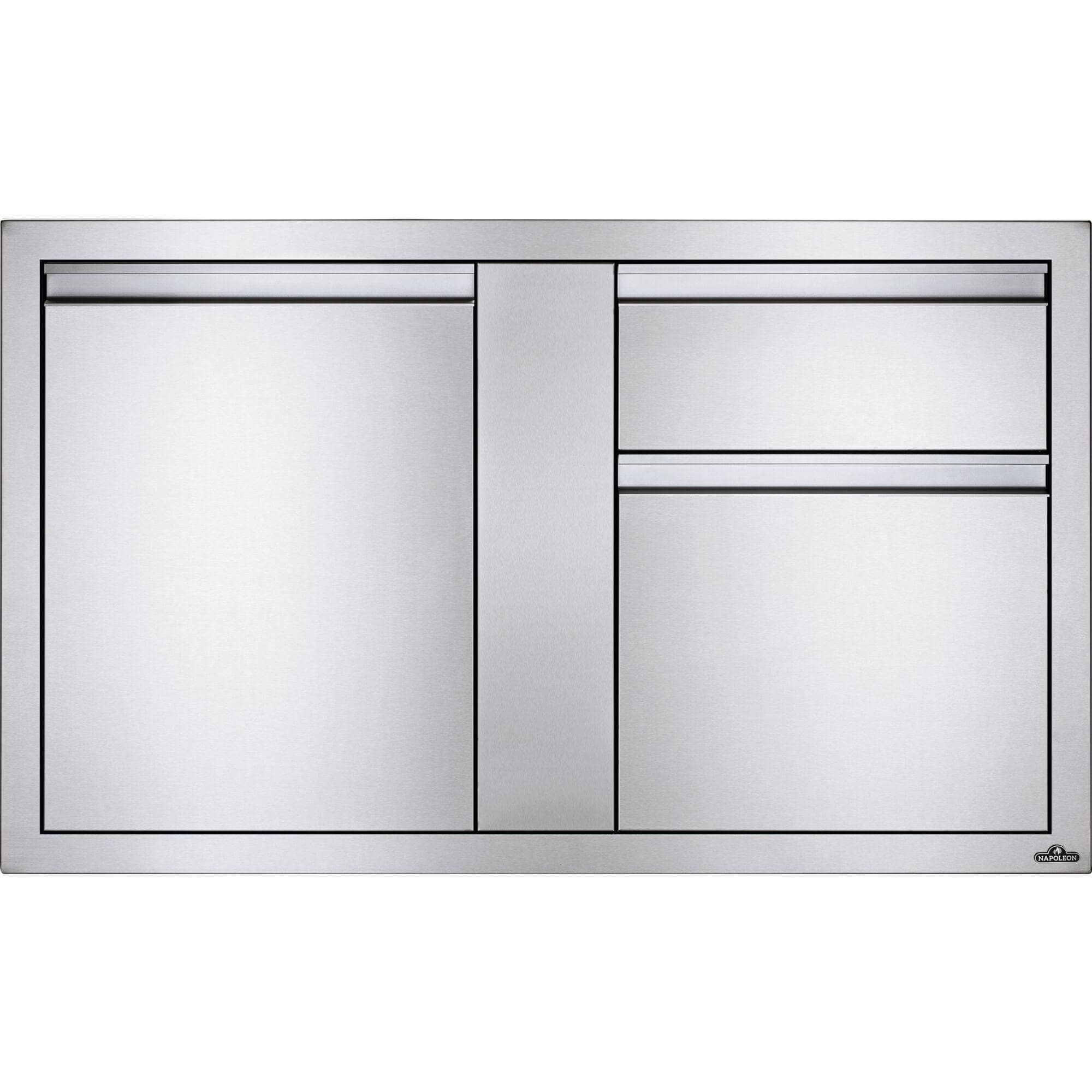 Napoleon 42" X 24" Large Door & Waste Bin Drawer Cabinets & Storage 12047720