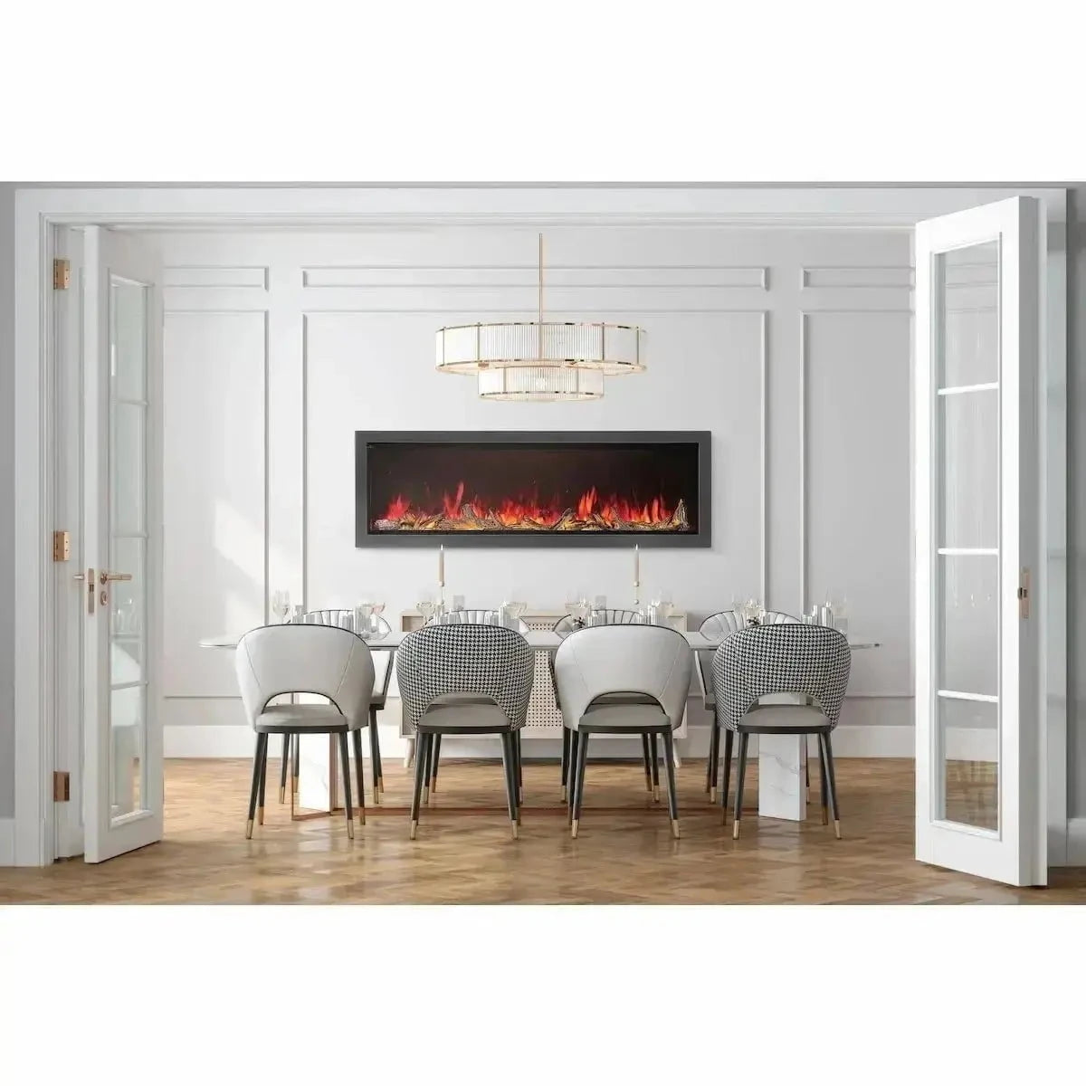 Napoleon Astound Built-in Electric Fireplace Fireplaces