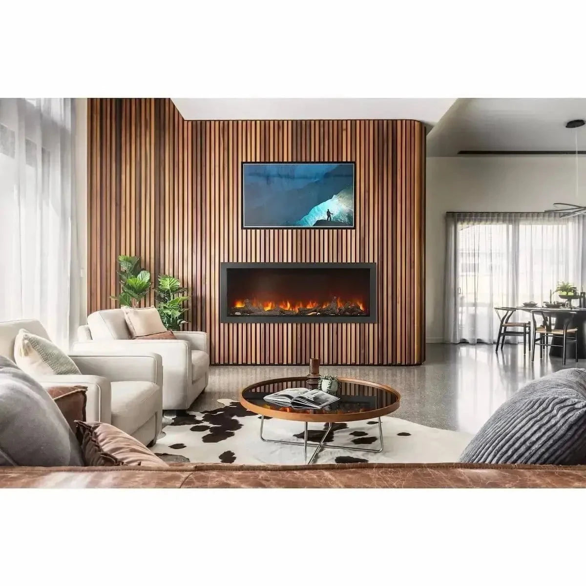 Napoleon Astound Built-in Electric Fireplace Fireplaces