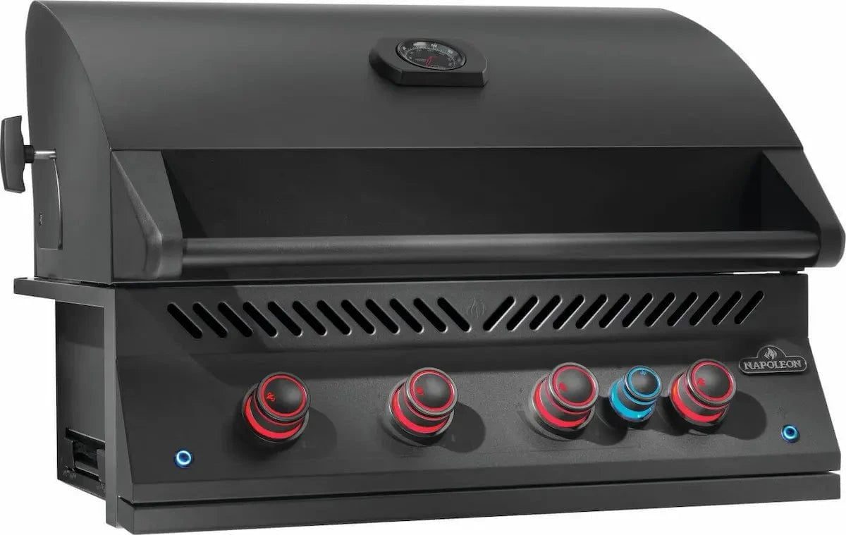 Napoleon Built-In 700 Series 32-inch Gas Grill with Rear Infrared Burner BIG32RB-1, Matte Black Outdoor Grill