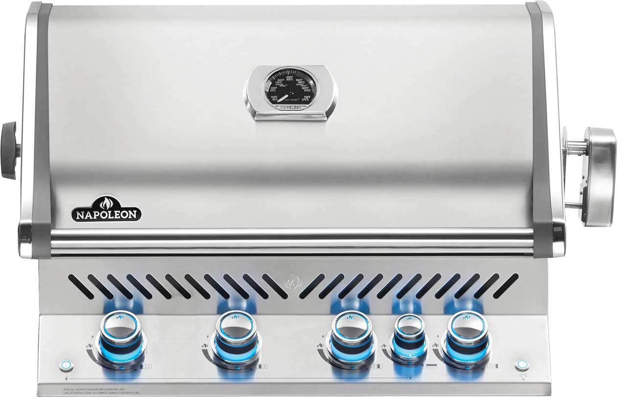 Napoleon Grills Built-In Prestige PRO 500 with Infrared Rear Burner, BIPRO500RB-3 Outdoor Grills