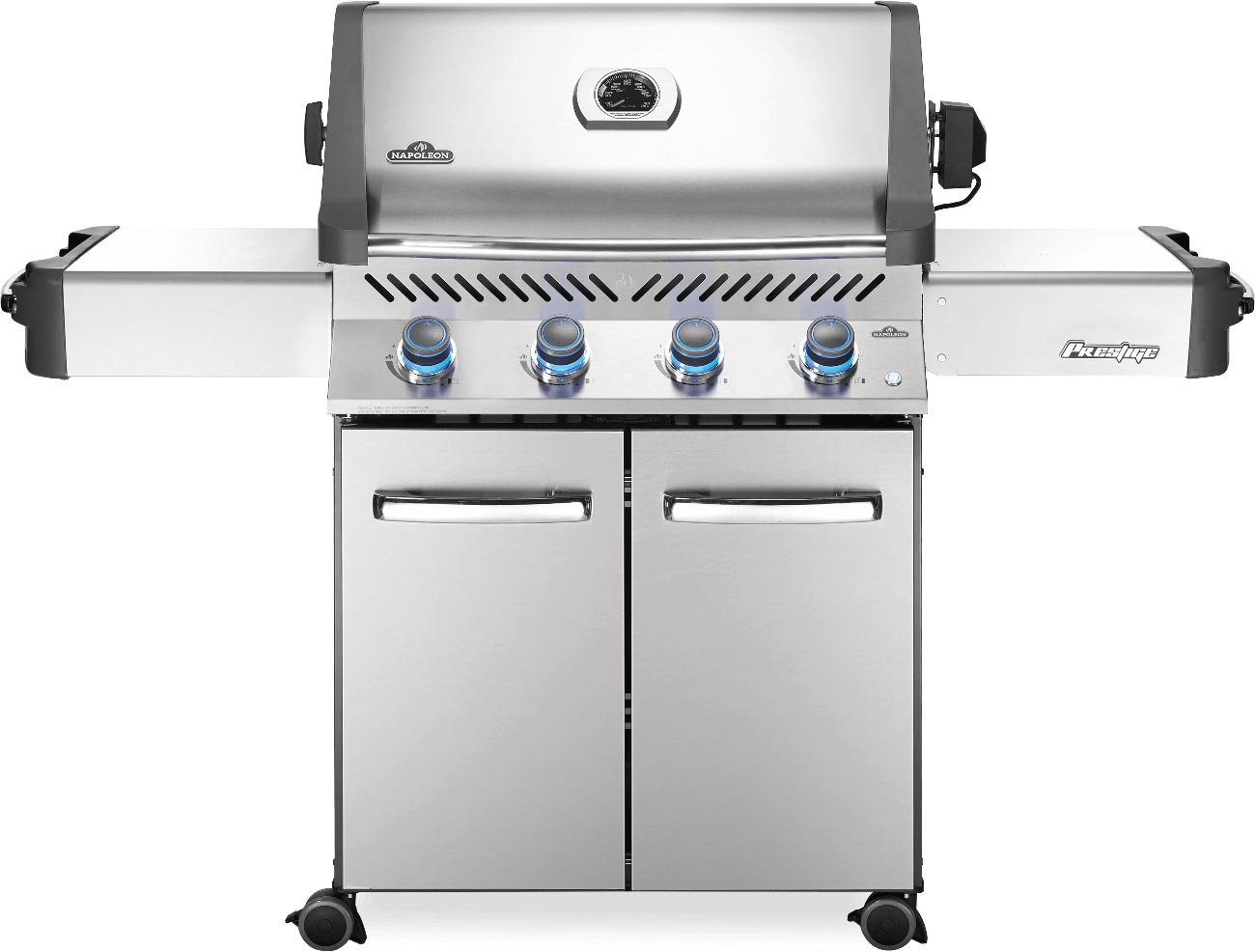 Napoleon Grills Prestige 500 Gas Grill on Cart, Stainless Steel Outdoor Grills