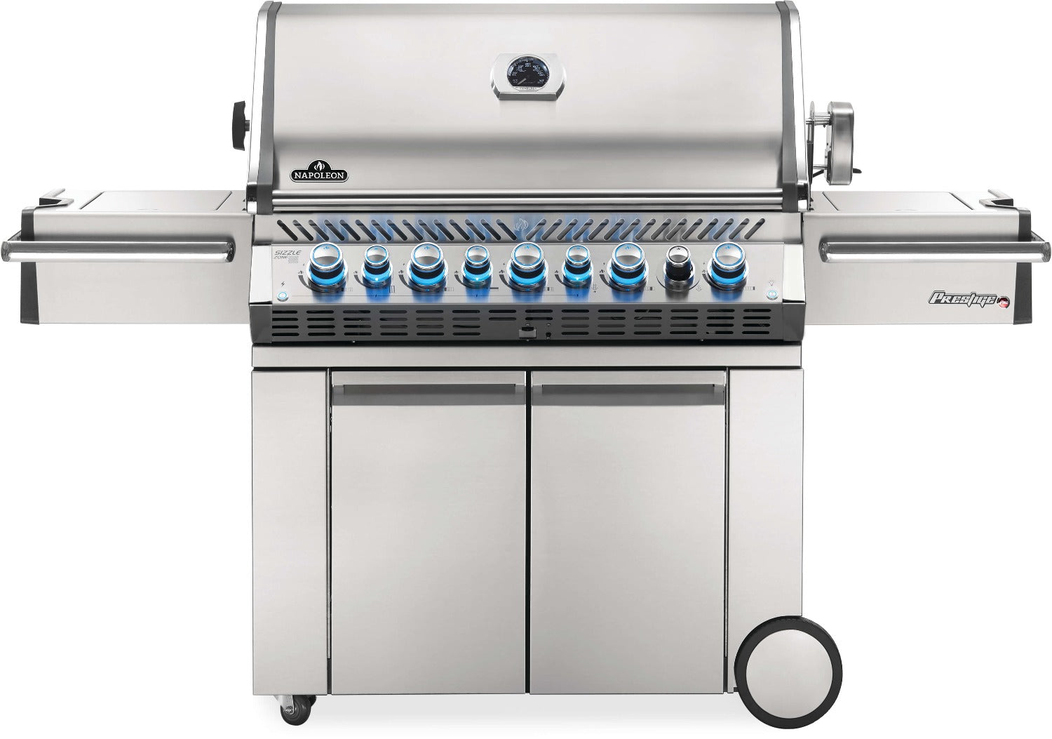 Napoleon Grills Prestige PRO 665 Gas Grill with Infrared Side and Rear Burners, Stainless Steel Outdoor Grills Liquid Propane 12029740