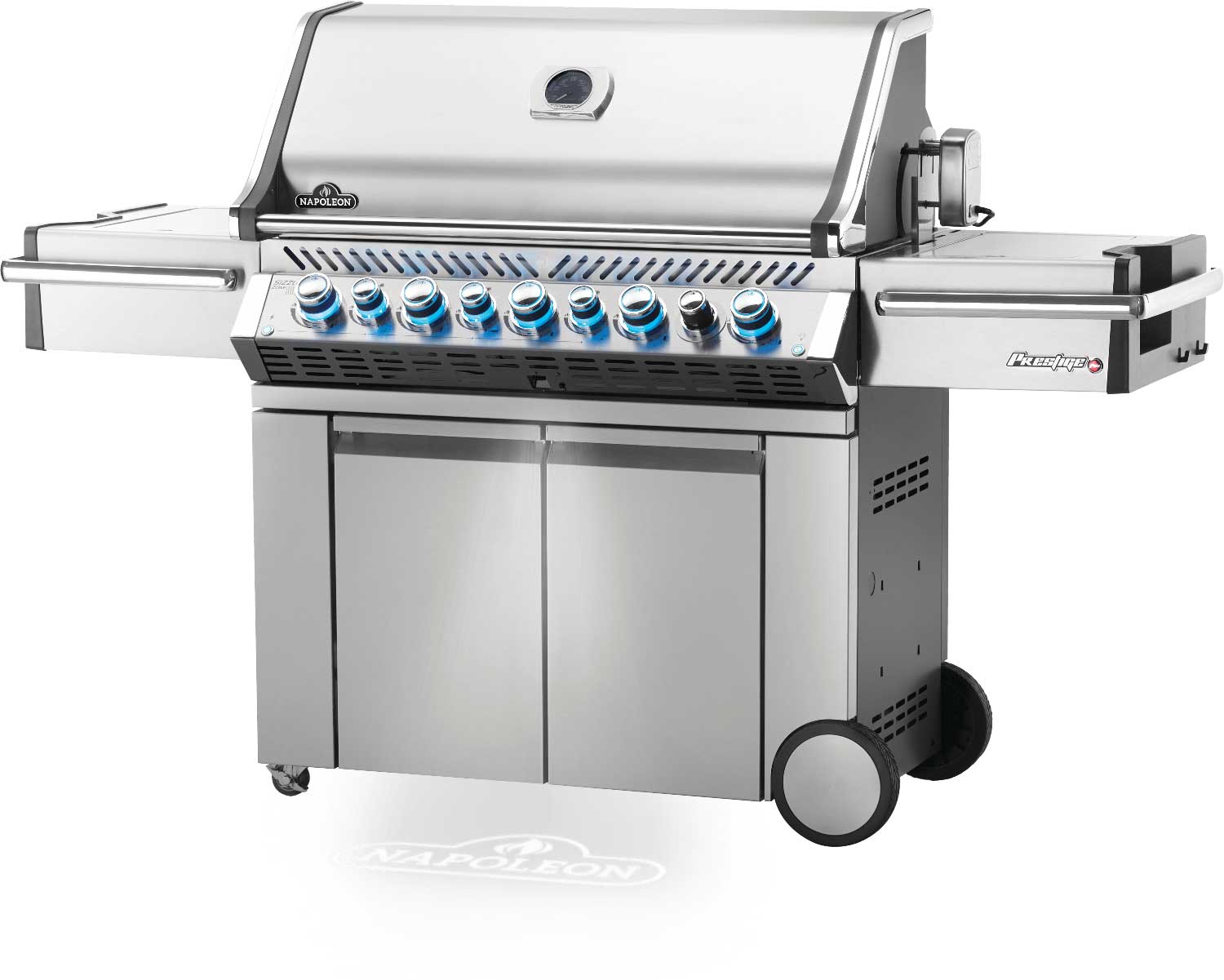 Napoleon Grills Prestige PRO 665 Gas Grill with Infrared Side and Rear Burners, Stainless Steel Outdoor Grills
