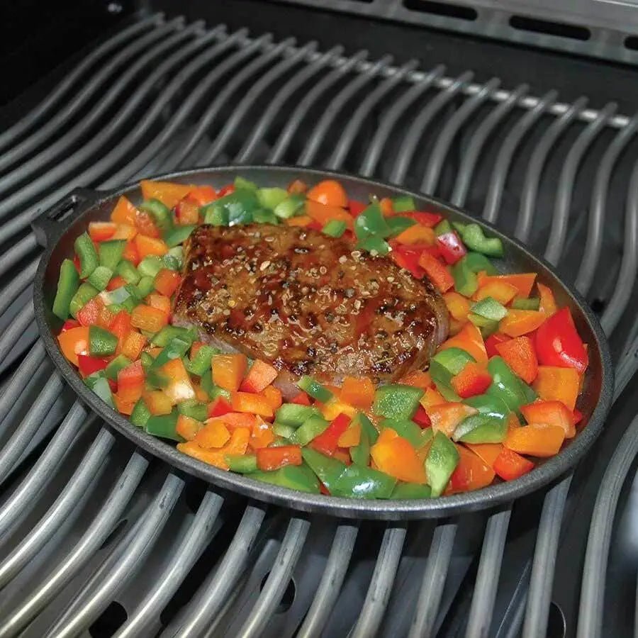 Napoleon Grills Professional Oval Cast Iron Skillet Skillets & Frying Pans 12011561