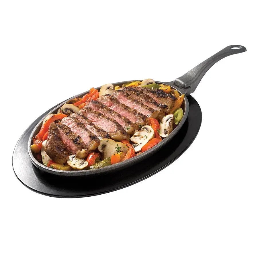 Napoleon Grills Professional Oval Cast Iron Skillet Skillets & Frying Pans 12011561