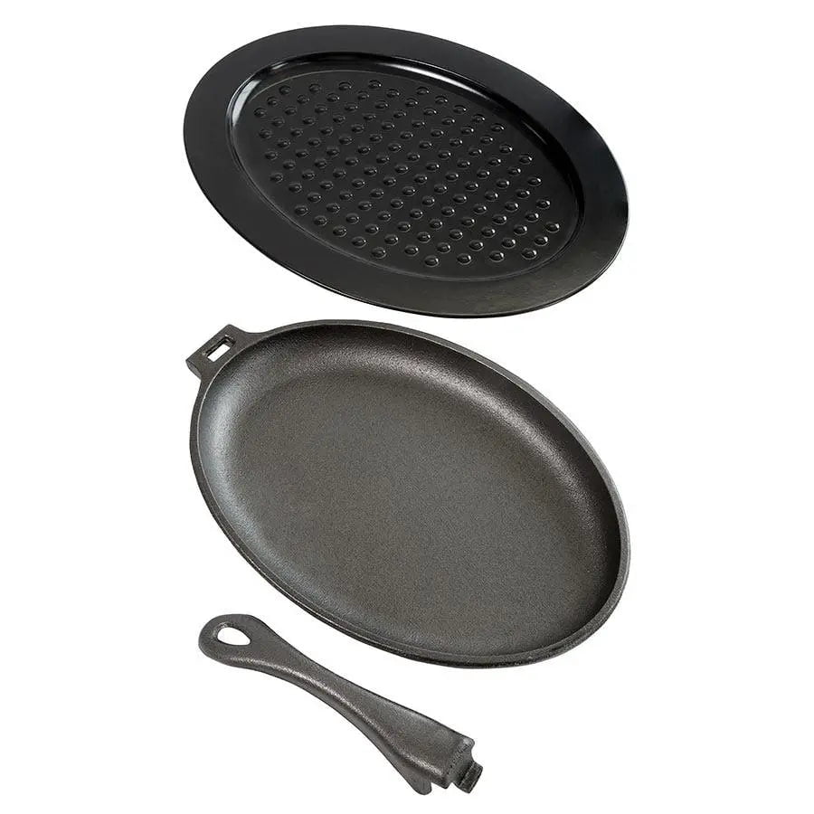 Napoleon Grills Professional Oval Cast Iron Skillet Skillets & Frying Pans 12011561