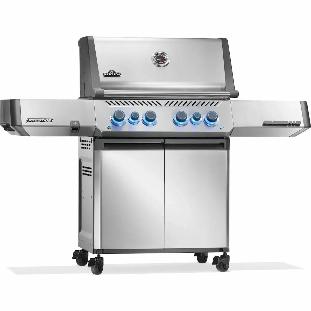 Napoleon Prestige 500 Gas BBQ Grill with Infrared Side and Rear Burner, Stainless Steel Outdoor Grill Liquid Propane 12046735