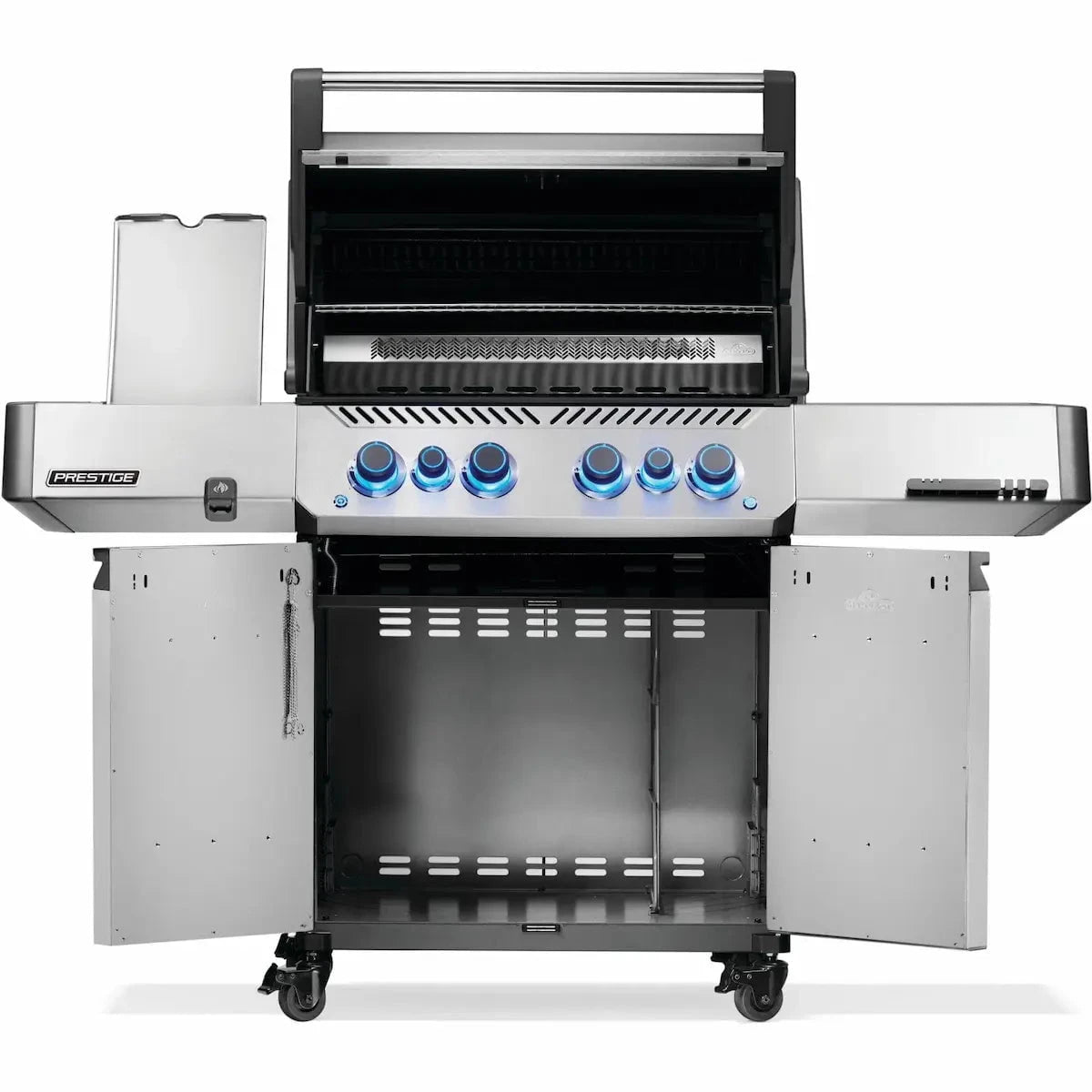 Napoleon Prestige 500 Gas BBQ Grill with Infrared Side and Rear Burner, Stainless Steel Outdoor Grill