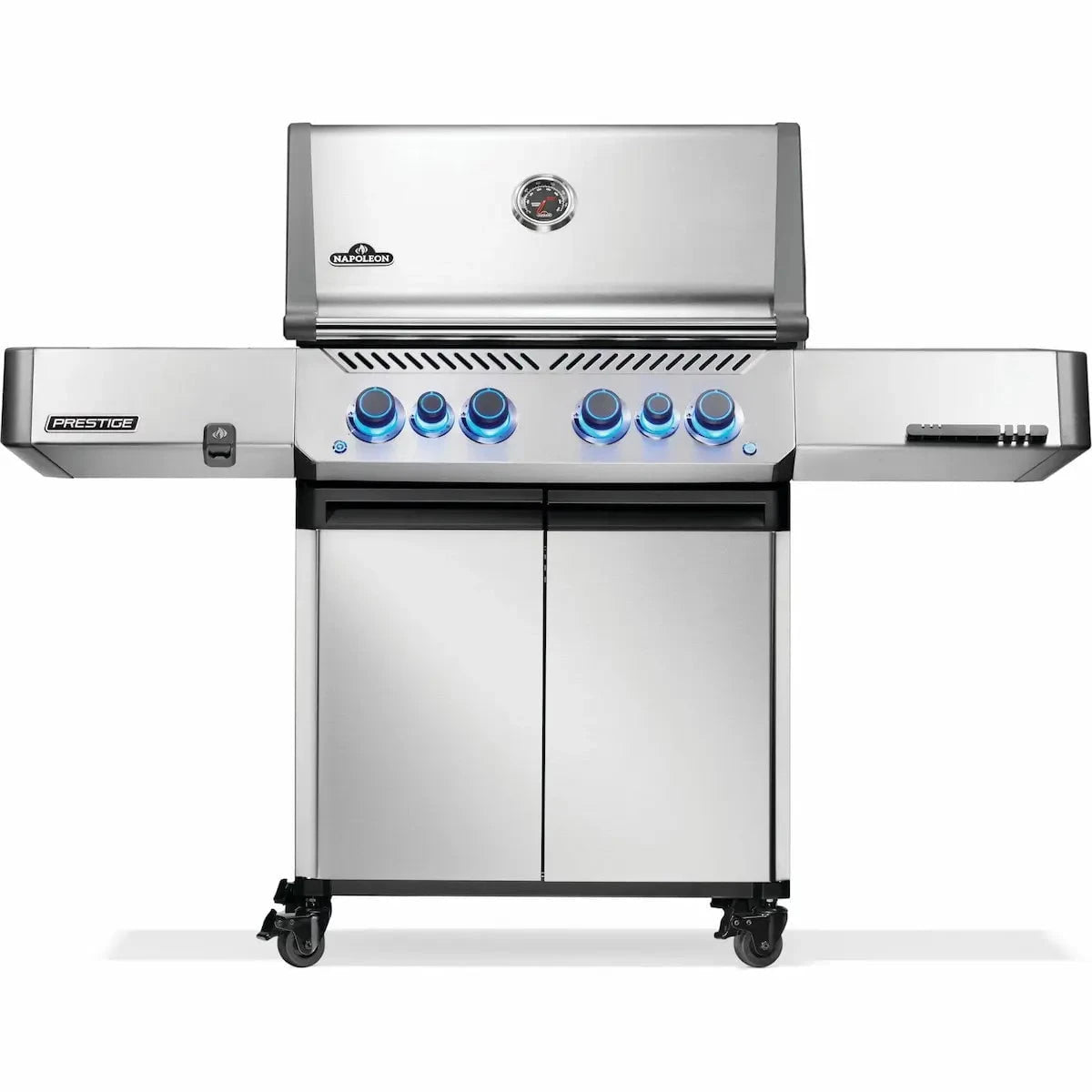 Napoleon Prestige 500 Gas BBQ Grill with Infrared Side and Rear Burner, Stainless Steel Outdoor Grill