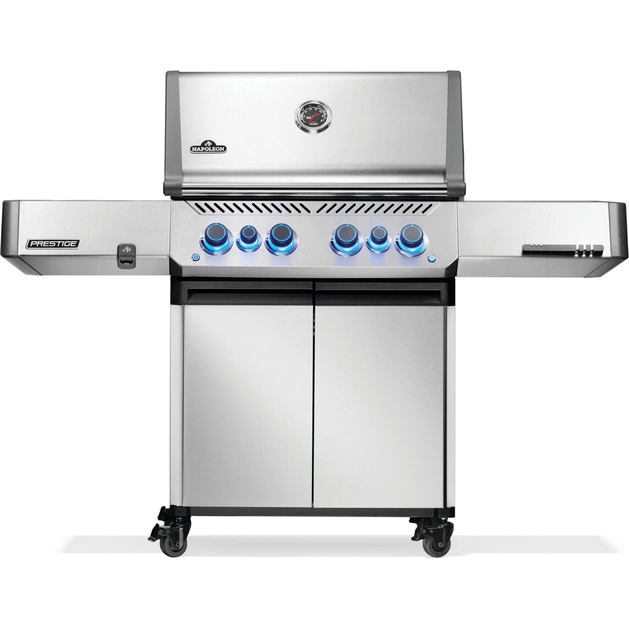 Napoleon Prestige 500 Gas Grill with Infrared Side and Rear Burner, Stainless Steel Outdoor Grill Liquid Propane 12046735
