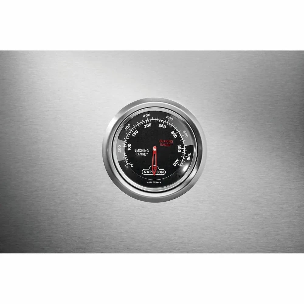 Napoleon Prestige 665 Gas BBQ Grill with Infrared Side and Rear Burner, Stainless Steel Outdoor Grill