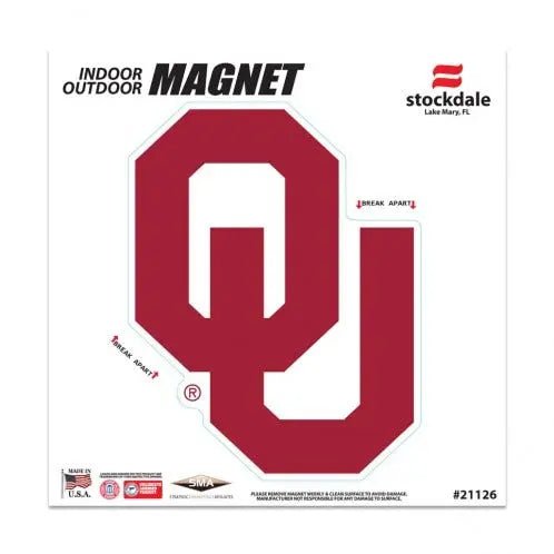 NCAA Teams Die-Cut Magnets Refrigerator Magnets University of Oklahoma 12033286