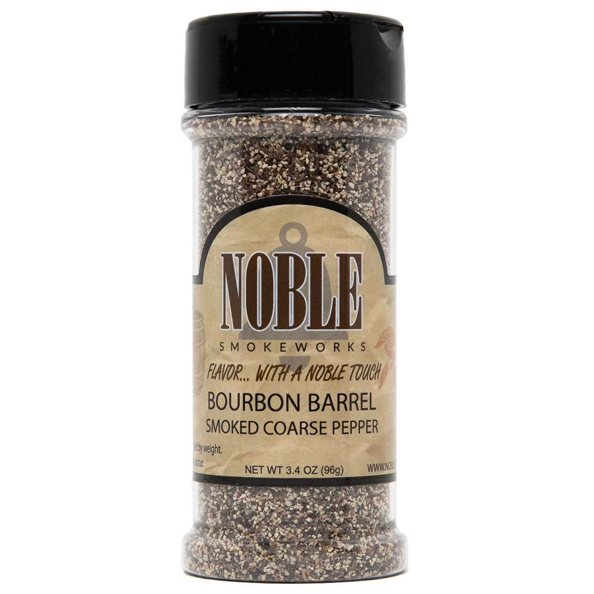 Noble Saltworks Bourbon Barrel Smoked Coarse Pepper 3.4oz Herbs & Spices 12039034