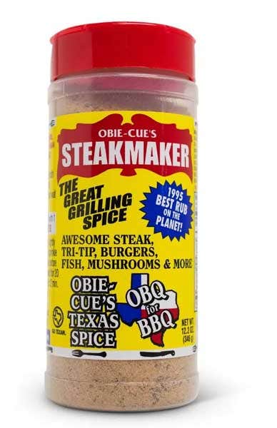 Obie-Cue's Steakmaker Seasoning 12.2oz Herbs & Spices 12021104