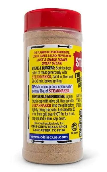 Obie-Cue's Steakmaker Seasoning, 12.2oz Seasonings & Spices 12021104