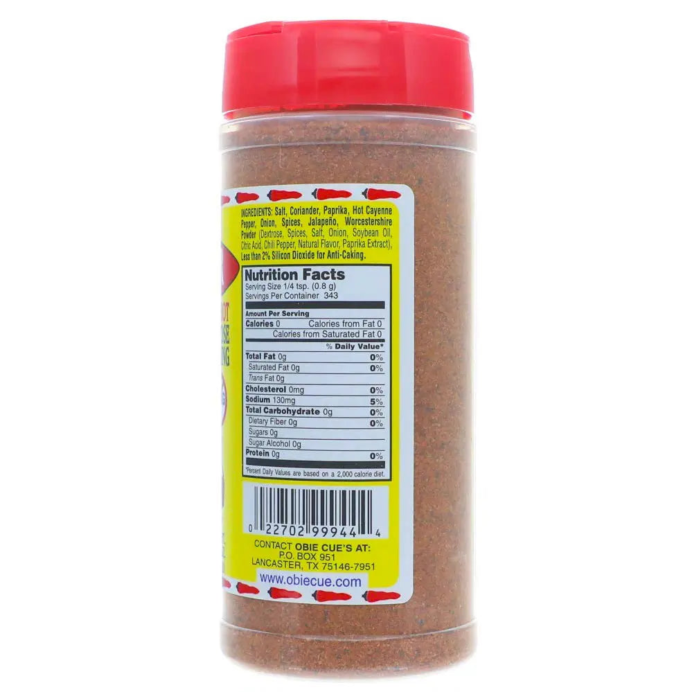 Obie-Cue's Yankeeblaster Rub 10.5oz Seasonings & Spices 12021107
