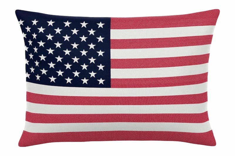 Old Glory 13" x 21" Lumbar Throw Pillow Throw Pillows 12043876