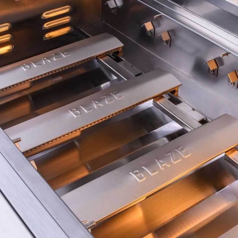 OPEN BOX, Blaze 5 Burner Premium LTE Grill Built-In Gas Grill with Rear Burner and Built-In Lights , NG OB12038127