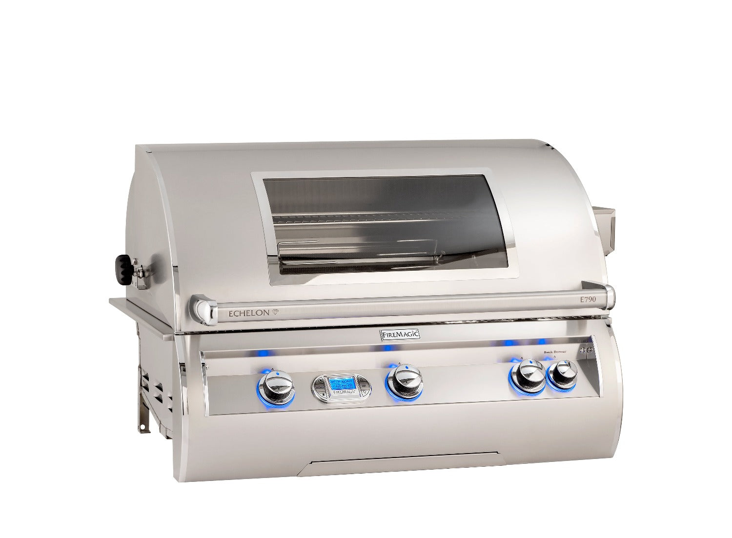 Fire Magic Echelon Diamond E790i, 36 inch Built-In Gas Grills with Digital Thermometer and Magic Window, Natural Gas Outdoor Grills Natural Gas / No 12033072